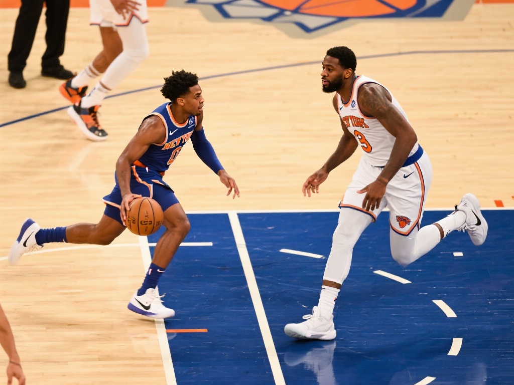 断球后，麦克丹尼尔斯并没有选择单人突进，