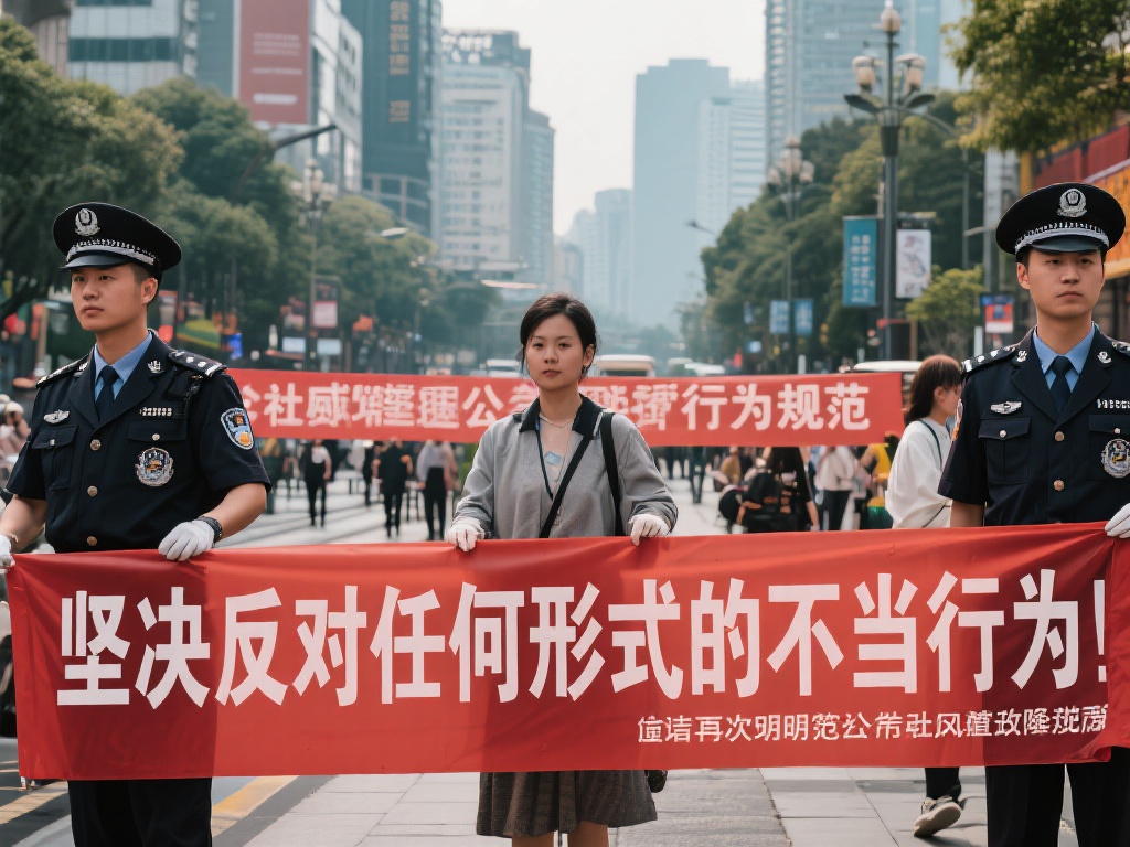 蓉城官方严正声明:严惩不当行为绝不姑息 在社会管理与公共秩序的维护中,行为规范是